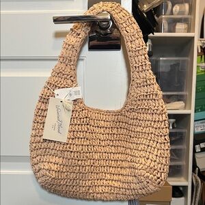 Natural Fiber Woven Tote Bag